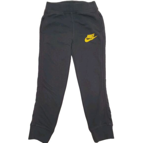 Nike 6 7 Sweatpants Youth XS Joggers Boys Fleece Athletic Gym Track Pants - Picture 1 of 5